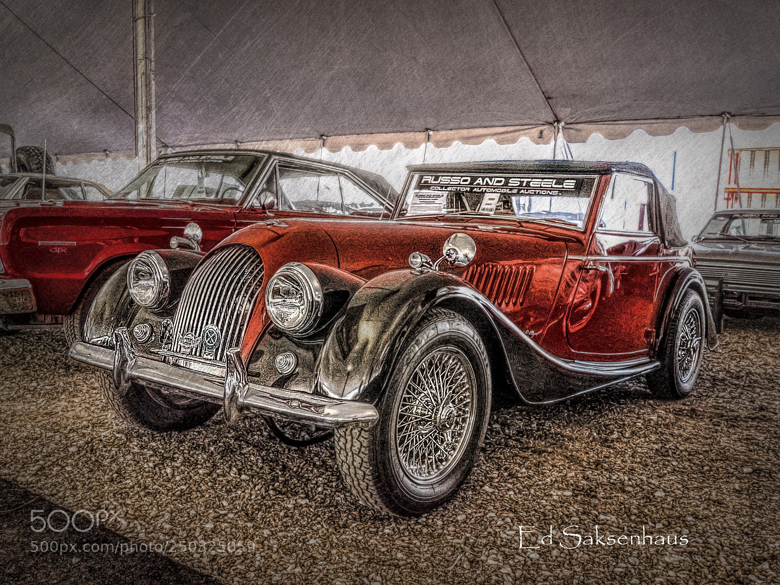 Panasonic Lumix DMC-FZ1000 sample photo. Morgan british sportscar. photography