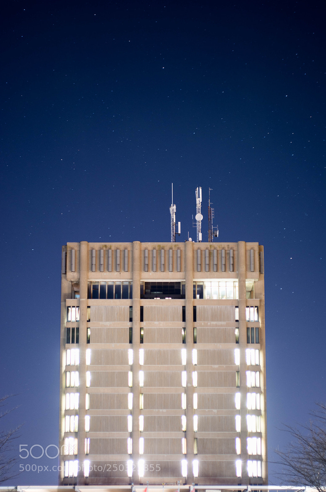 Nikon D7100 sample photo. Brock university tower photography