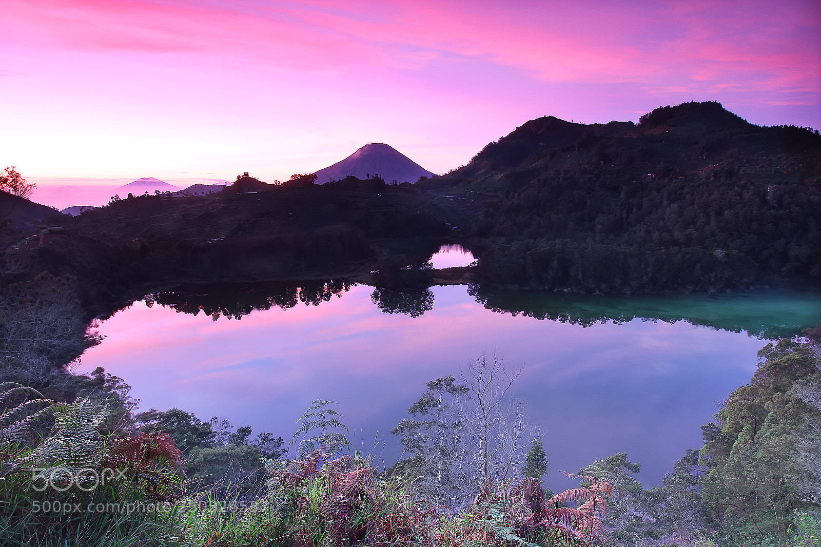 Canon EOS 7D sample photo. Telaga warna lake photography