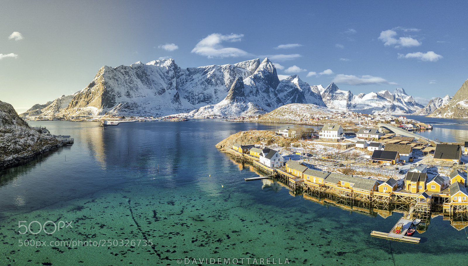 DJI FC220 sample photo. Lofoten panoramic photography