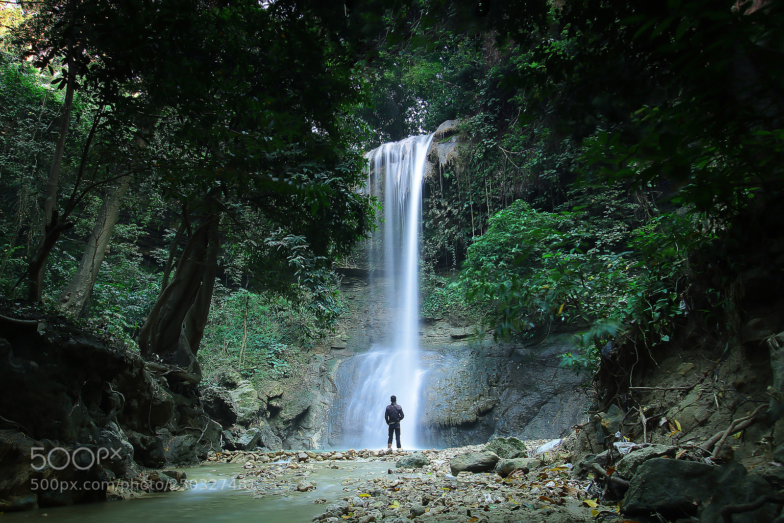 Canon EOS 7D sample photo. Widuri waterfall, central java photography