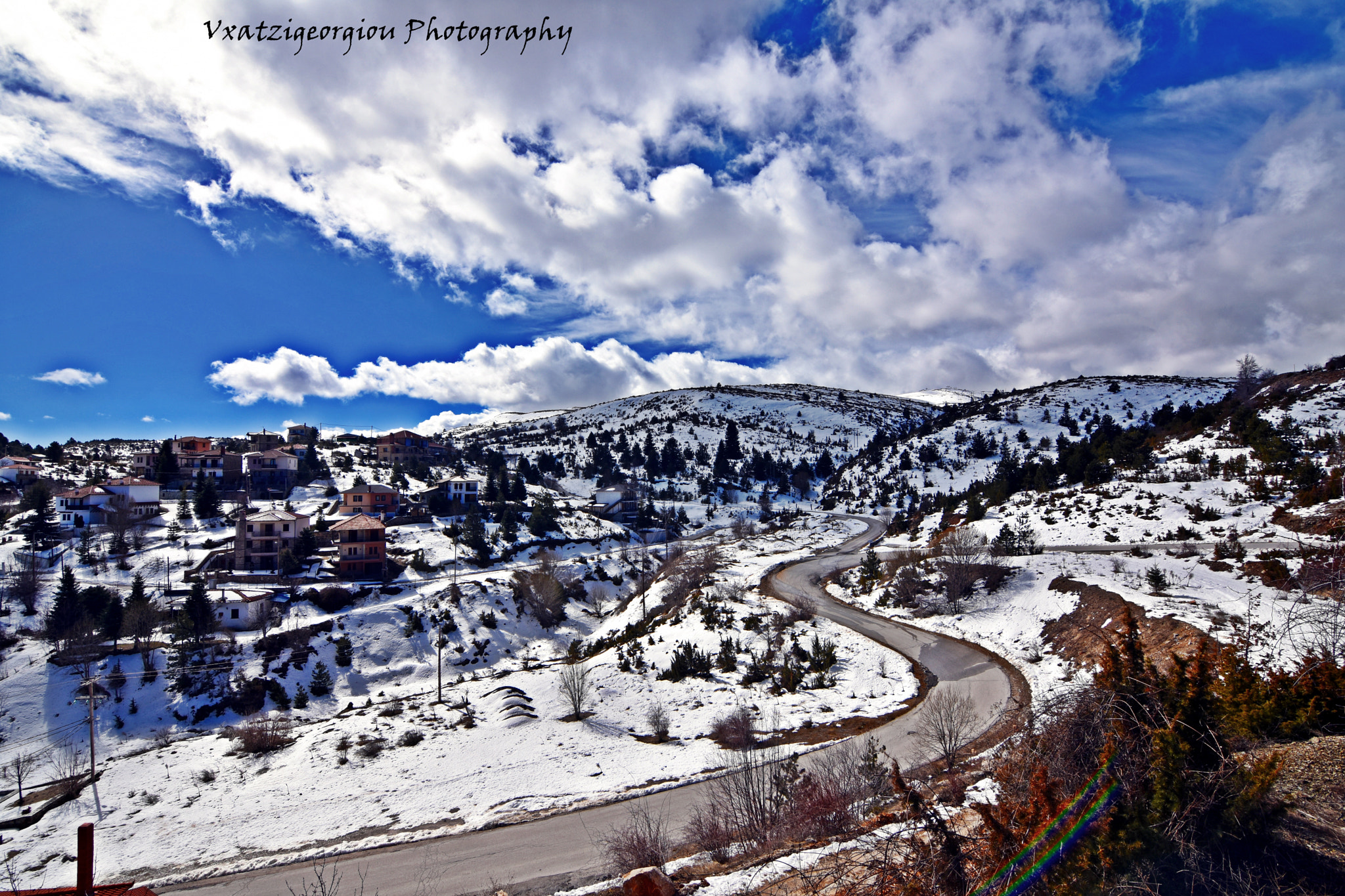Nikon D3400 sample photo. Snow photography