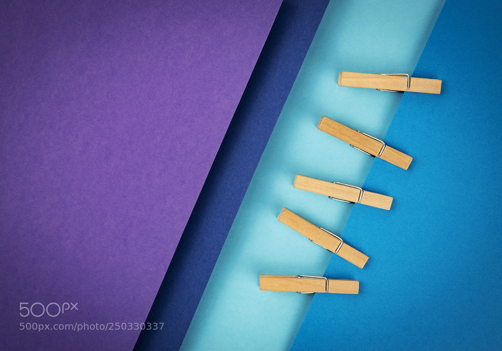 Nikon D5500 sample photo. Composition of colored papers photography