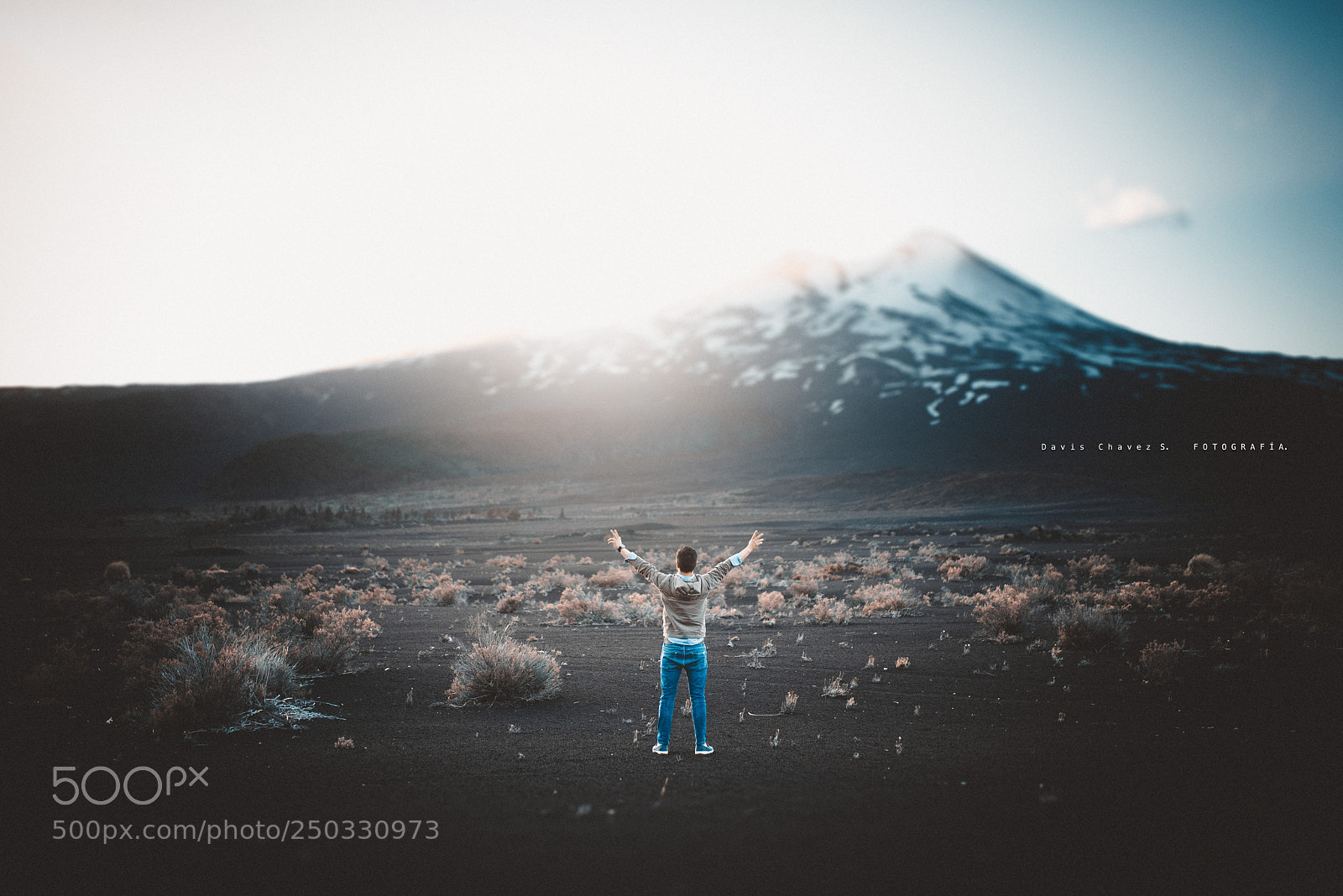 Nikon D610 sample photo. Volcan llaima. chile photography