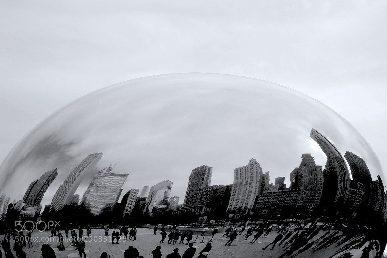 Nikon D3100 sample photo. Chicago reflected in the photography