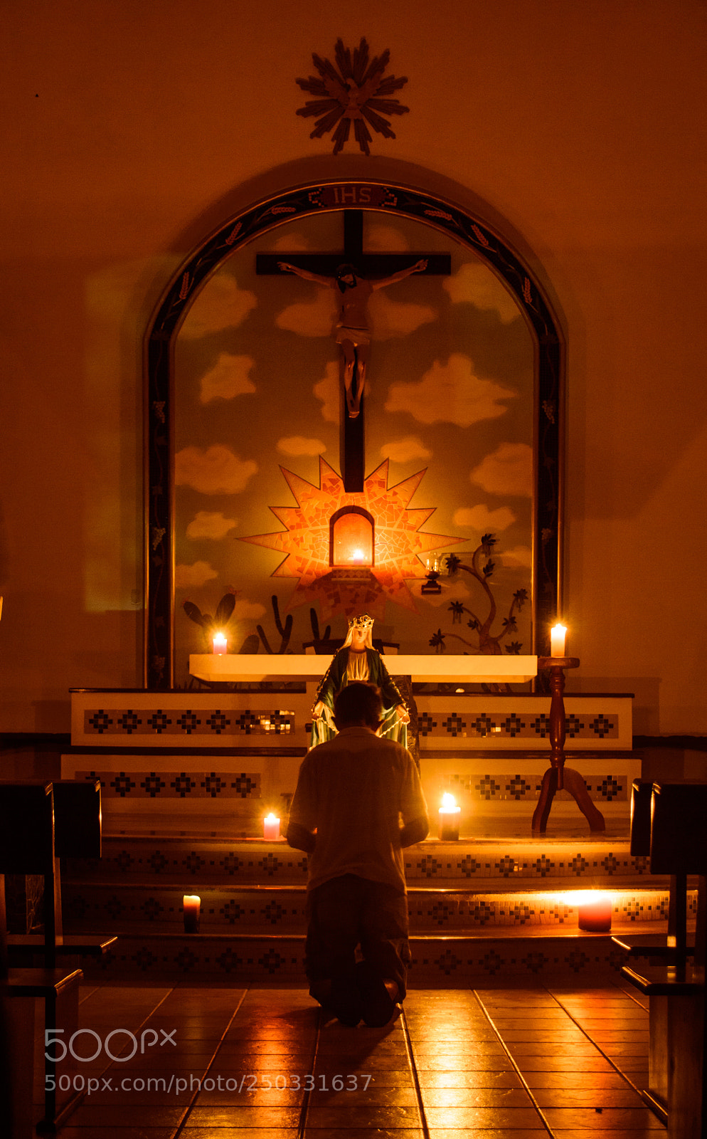 Nikon D3200 sample photo. Prayer by candlelight photography