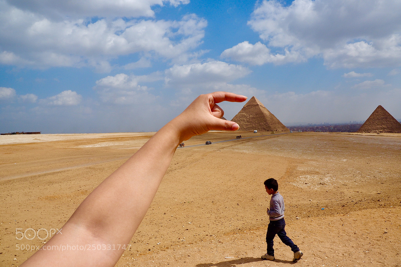 Olympus OM-D E-M1 sample photo. Pyramid in the palm photography