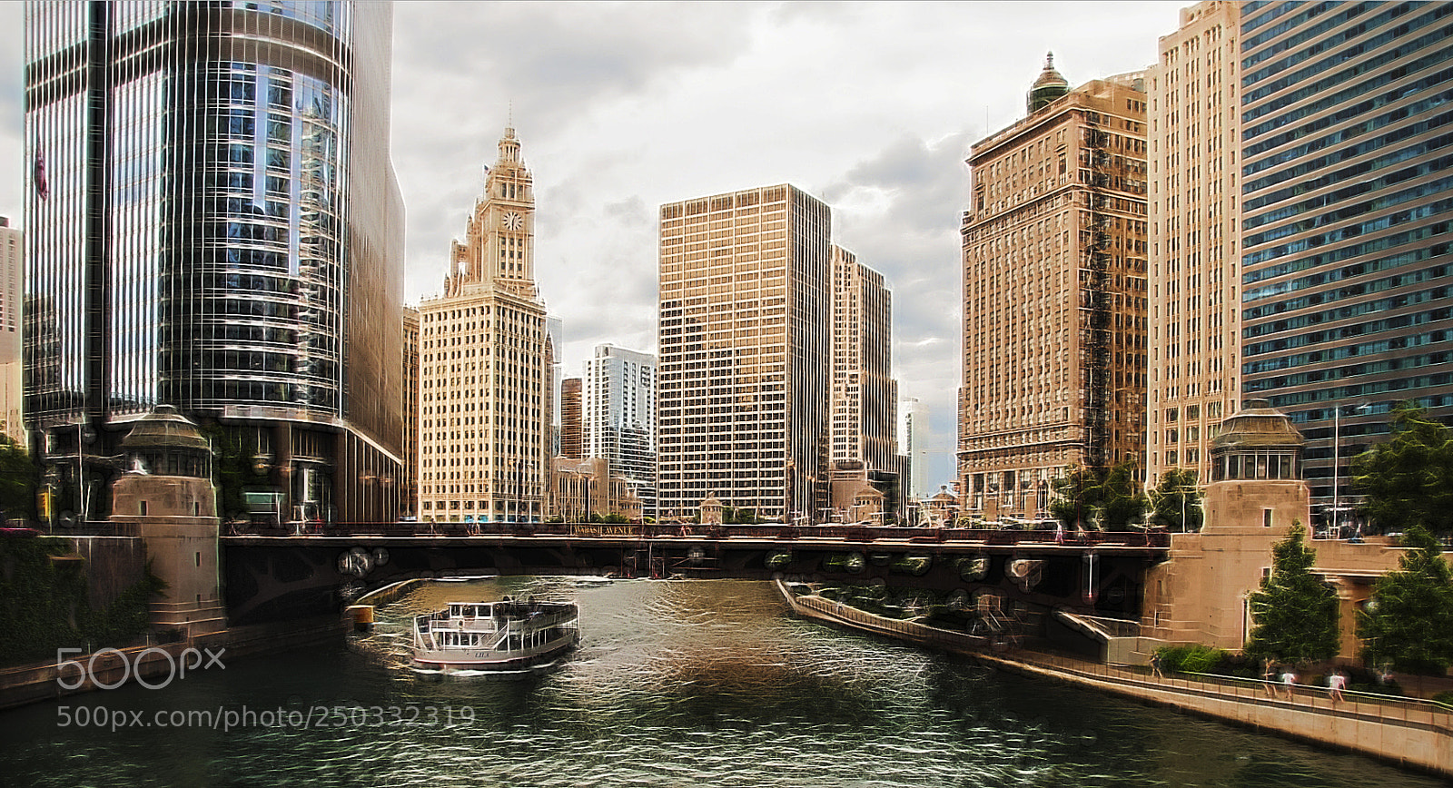 Nikon D300 sample photo. Chicago river photography