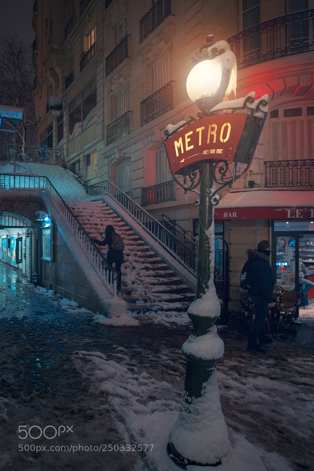 Canon EOS 5D Mark II sample photo. Lamarck sous la neige photography