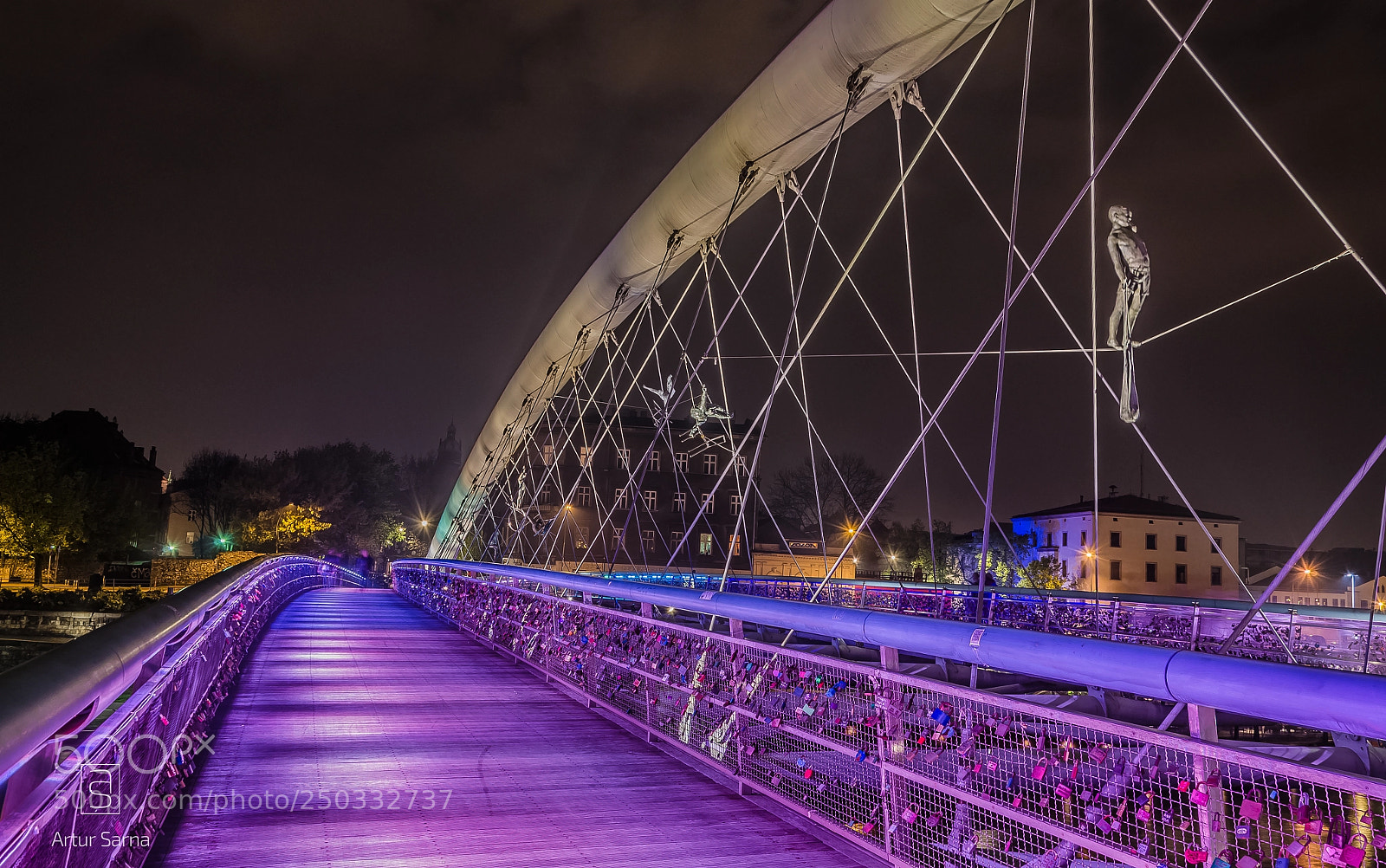 Nikon D5100 sample photo. Krakow's bridge of love photography