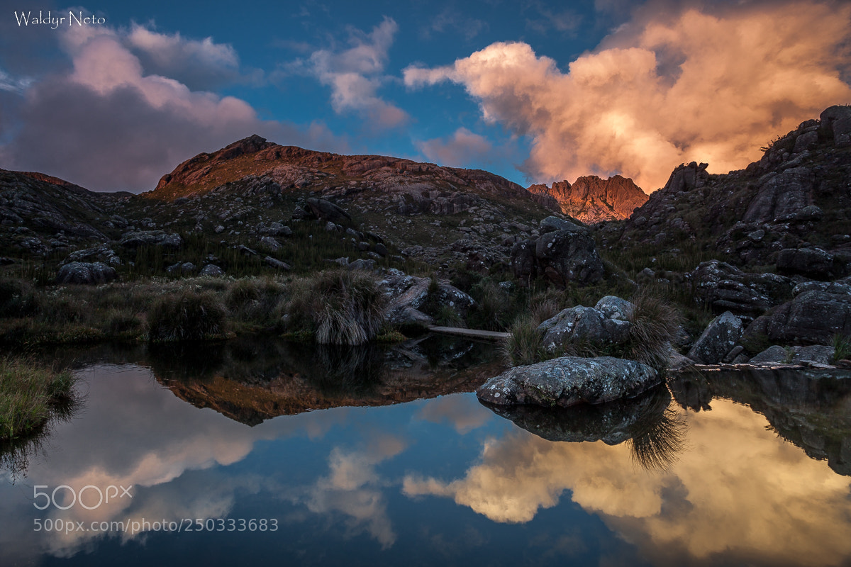 Canon EOS 5D Mark II sample photo. Entardecer nas agulhas negras photography