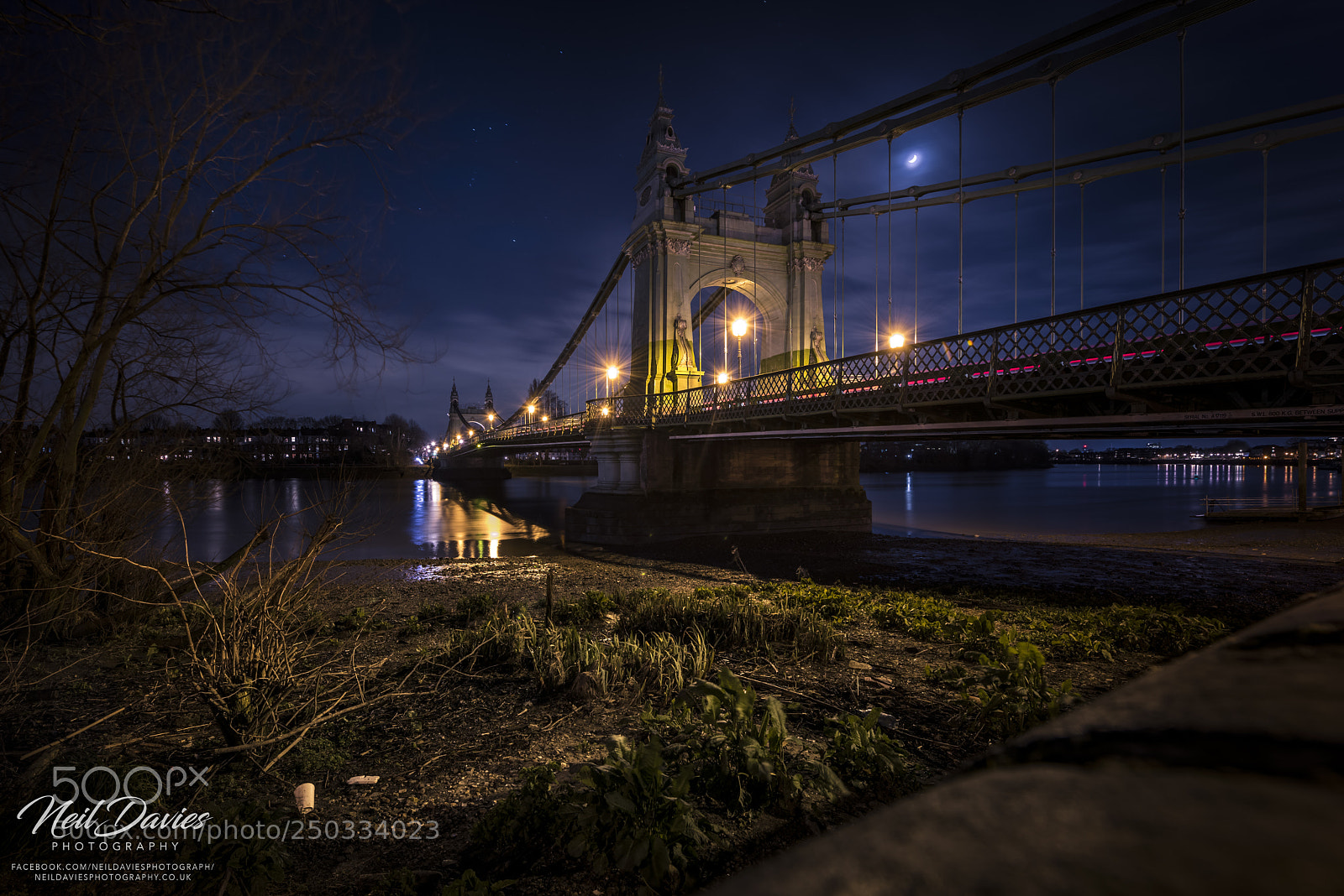 Nikon D810 sample photo. Hammersmith bridge photography