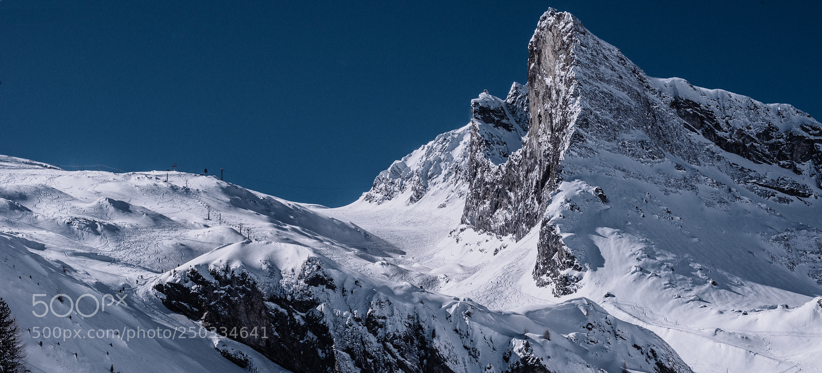 Nikon D800 sample photo. Hintertux glacier ski lines photography