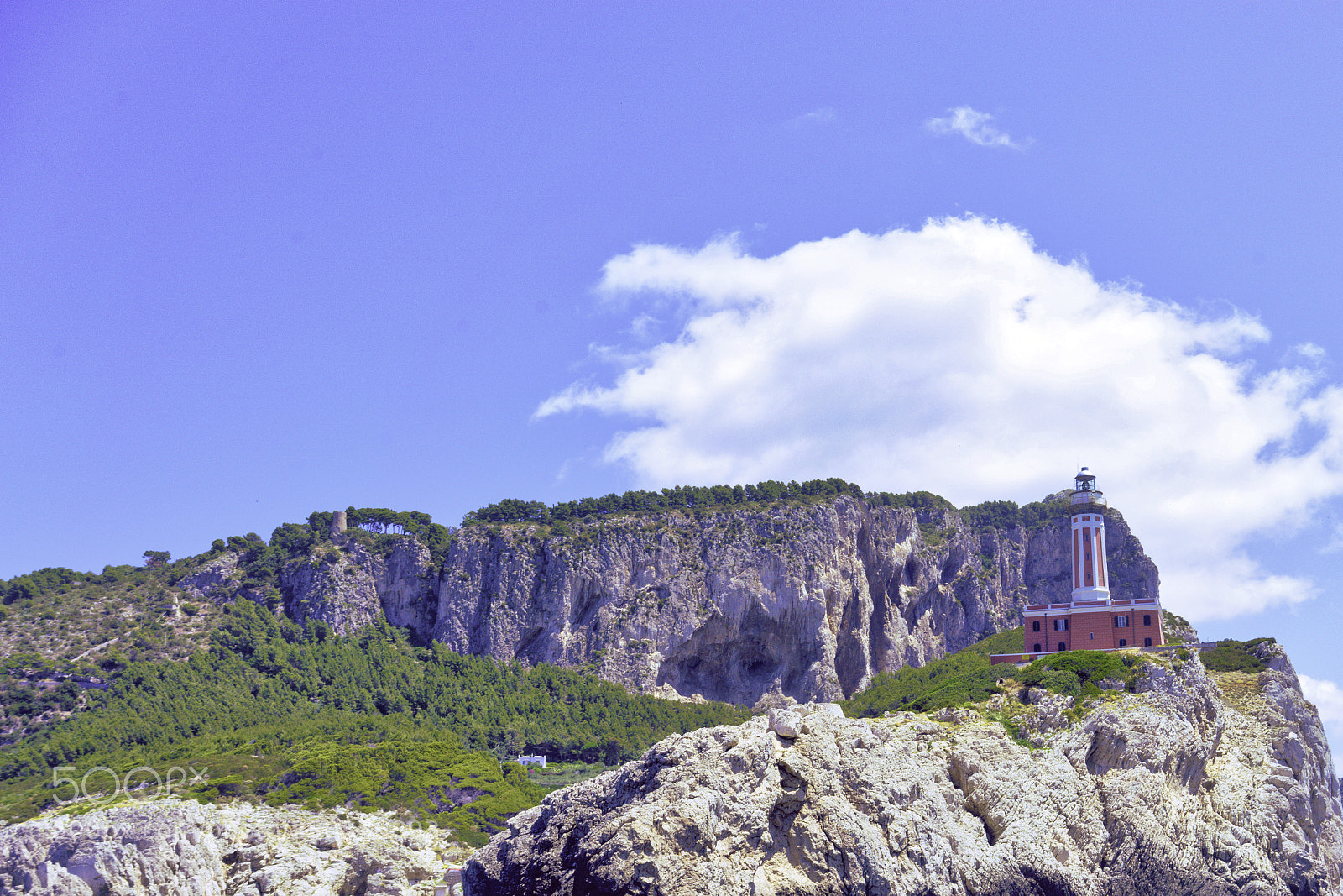Sony a7 sample photo. Capri cliffside photography
