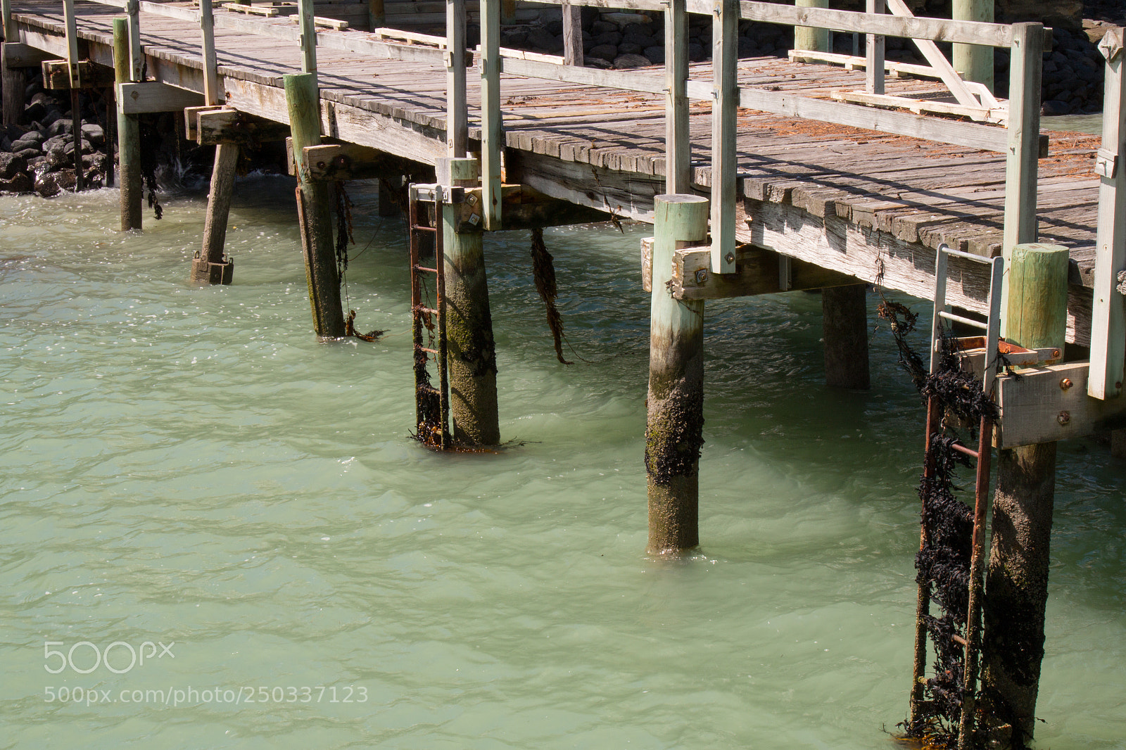Canon EOS 70D sample photo. Pigeon bay jetty ladders photography