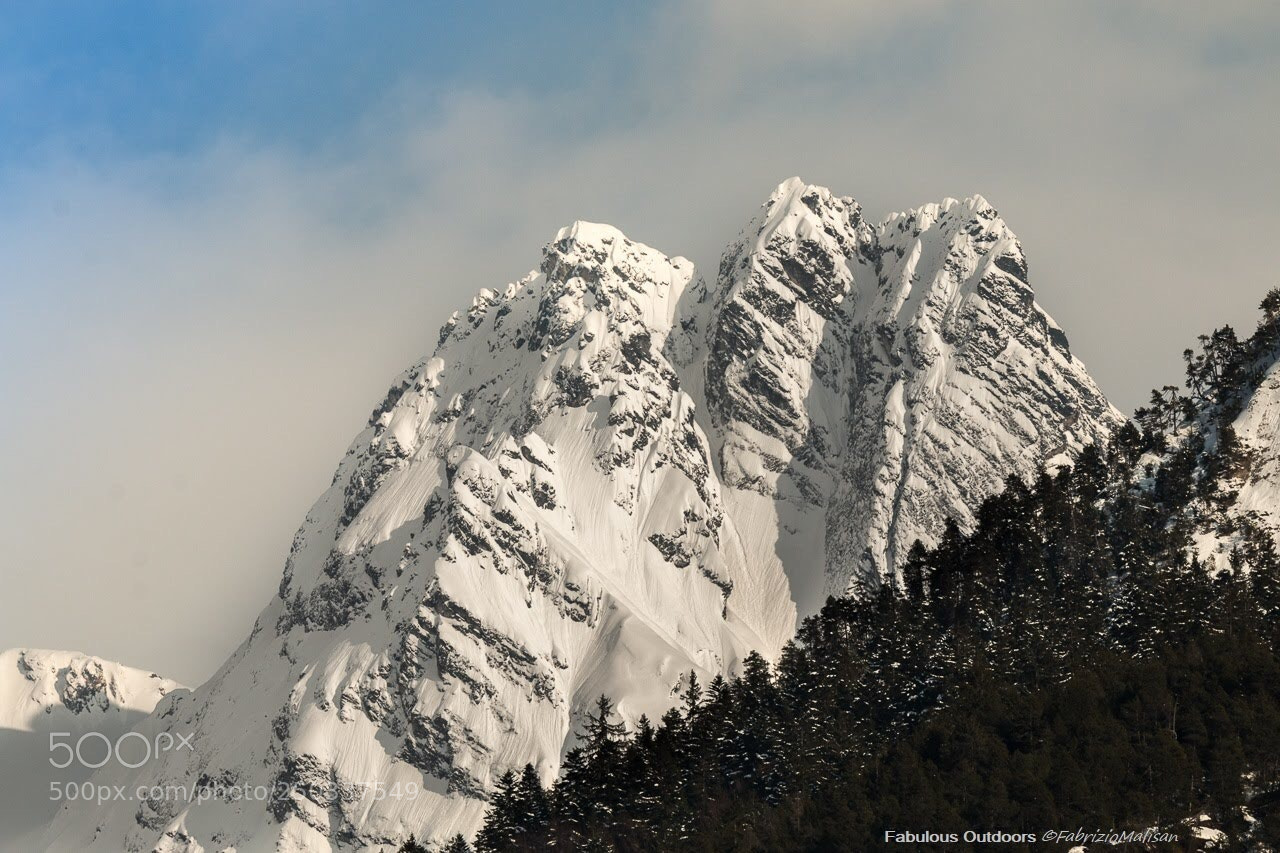 Canon EOS 70D sample photo. Snow on the mountain photography