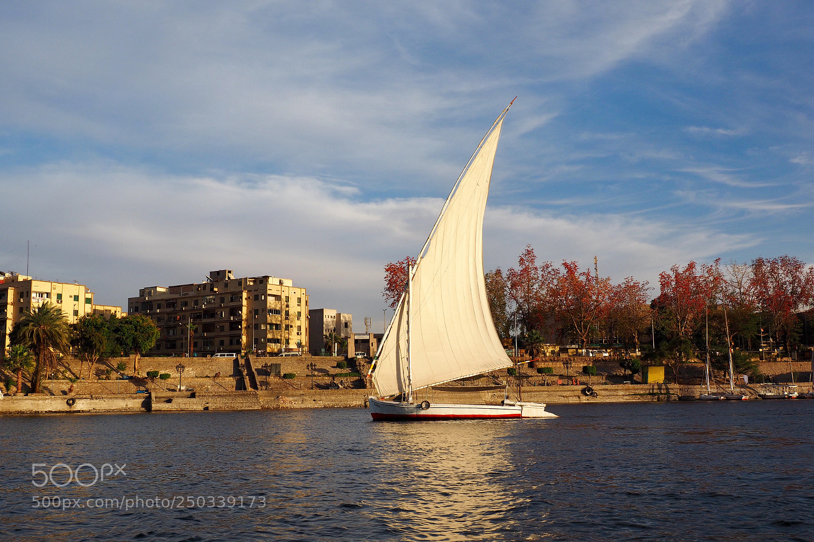 Olympus OM-D E-M1 sample photo. Felucca on the nile photography