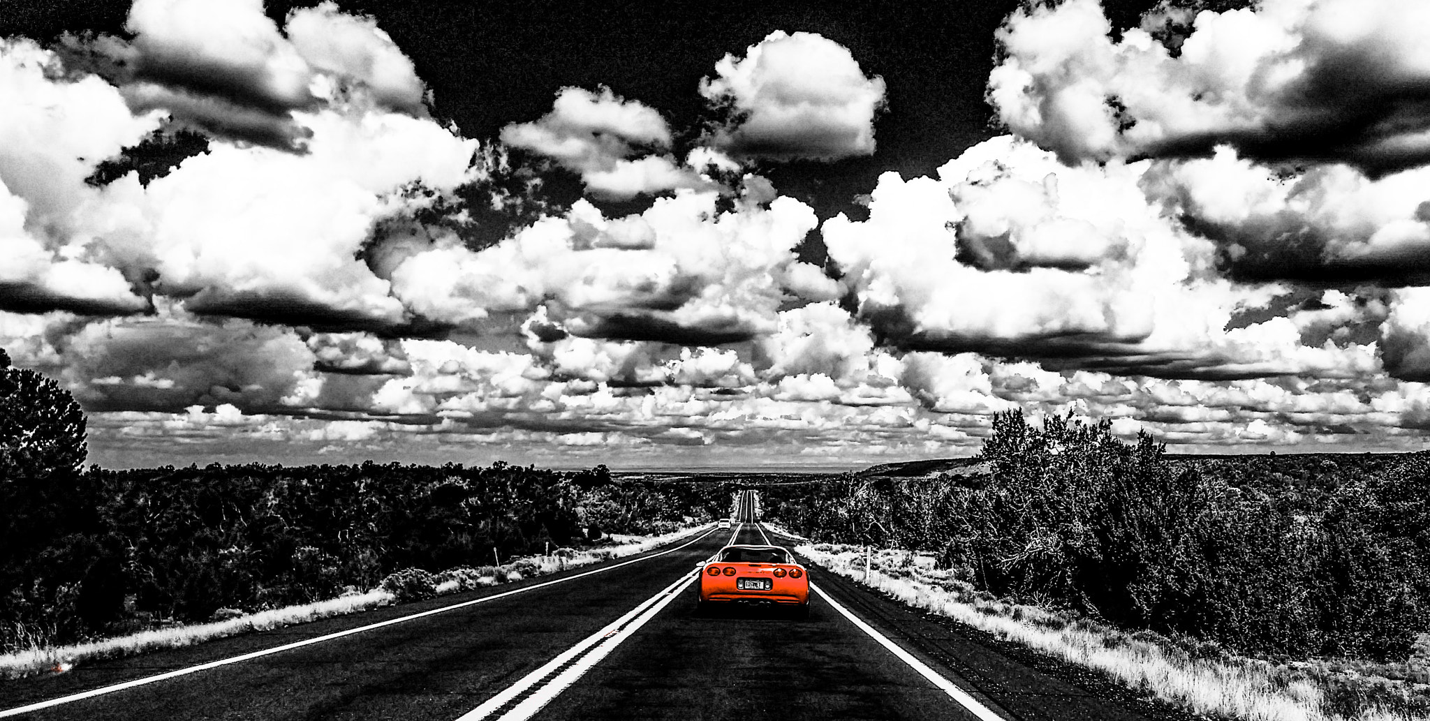 LG G2 sample photo. Arizona sky photography