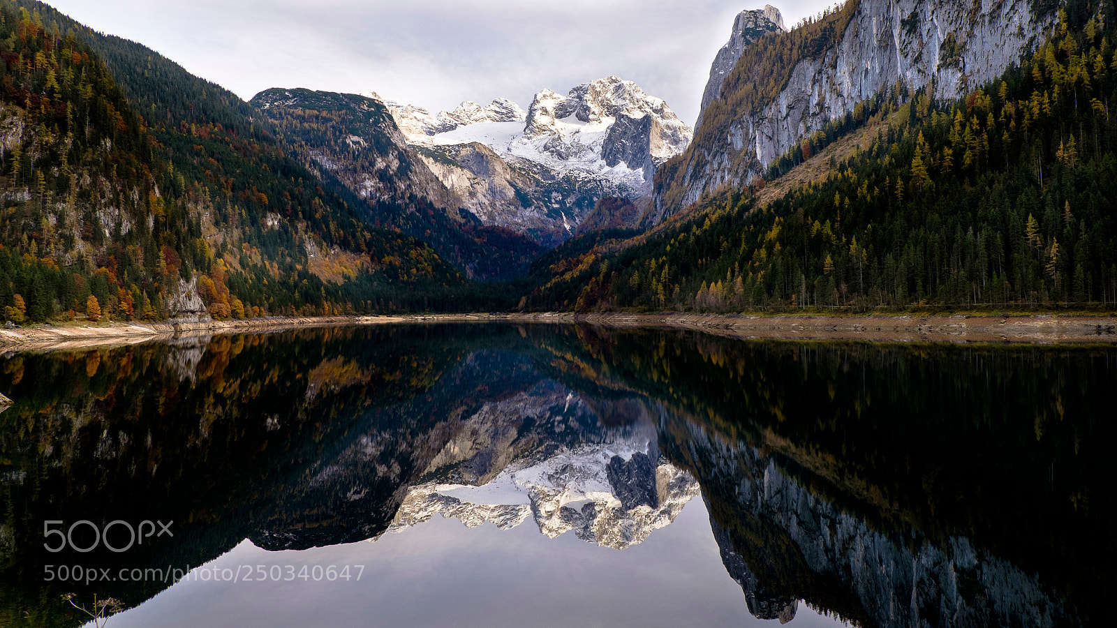 Fujifilm X-T1 sample photo. Gosausee mit dachstein photography