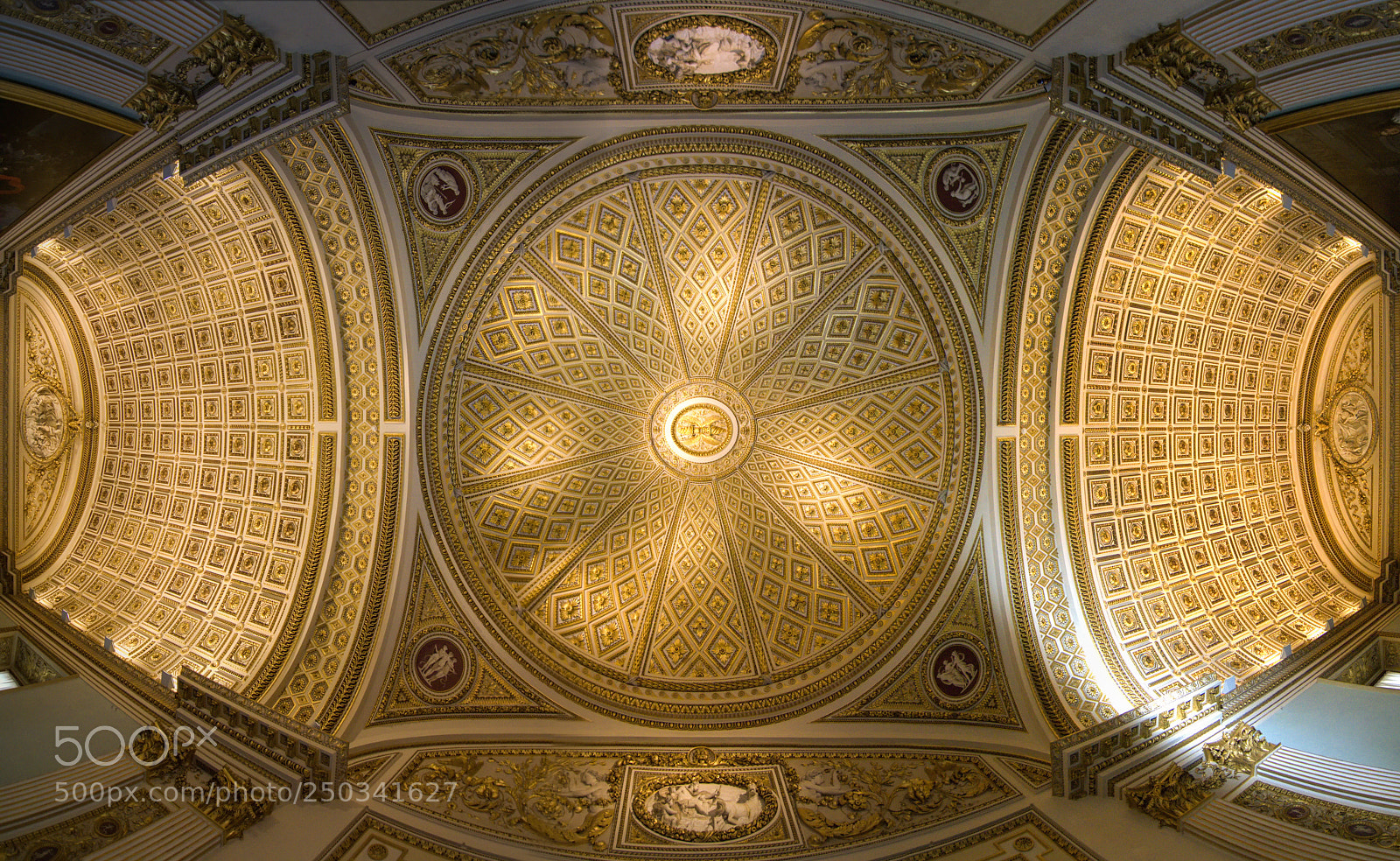 Sony ILCA-77M2 sample photo. Uffizi ceiling photography