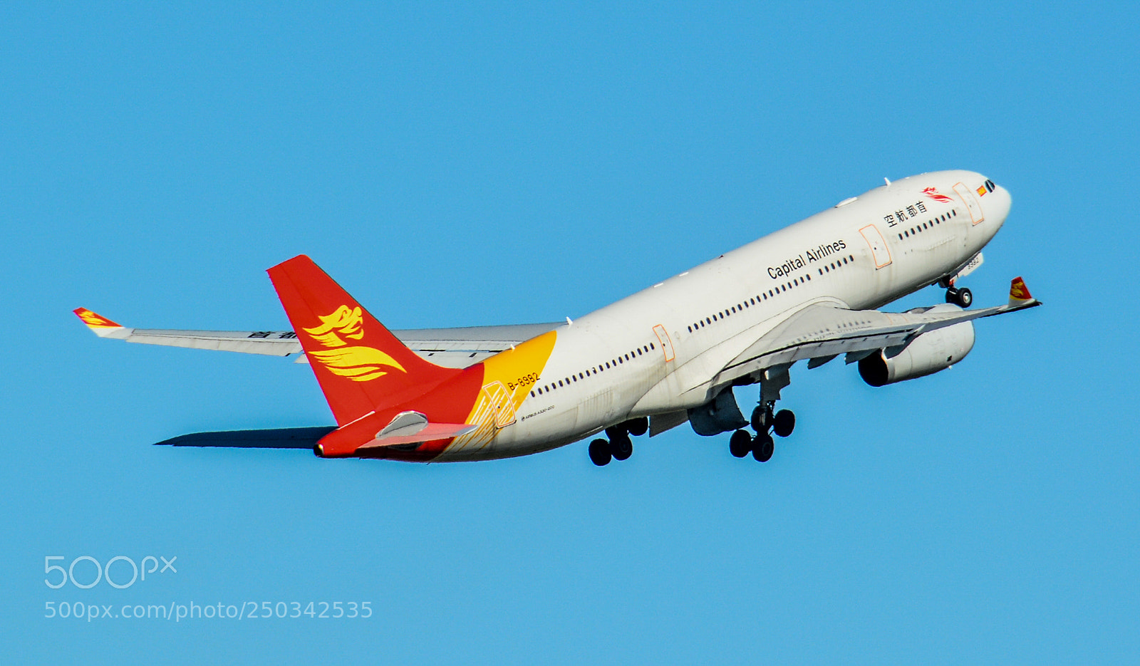 Nikon D7100 sample photo. B-8982 airbus a330 capital photography