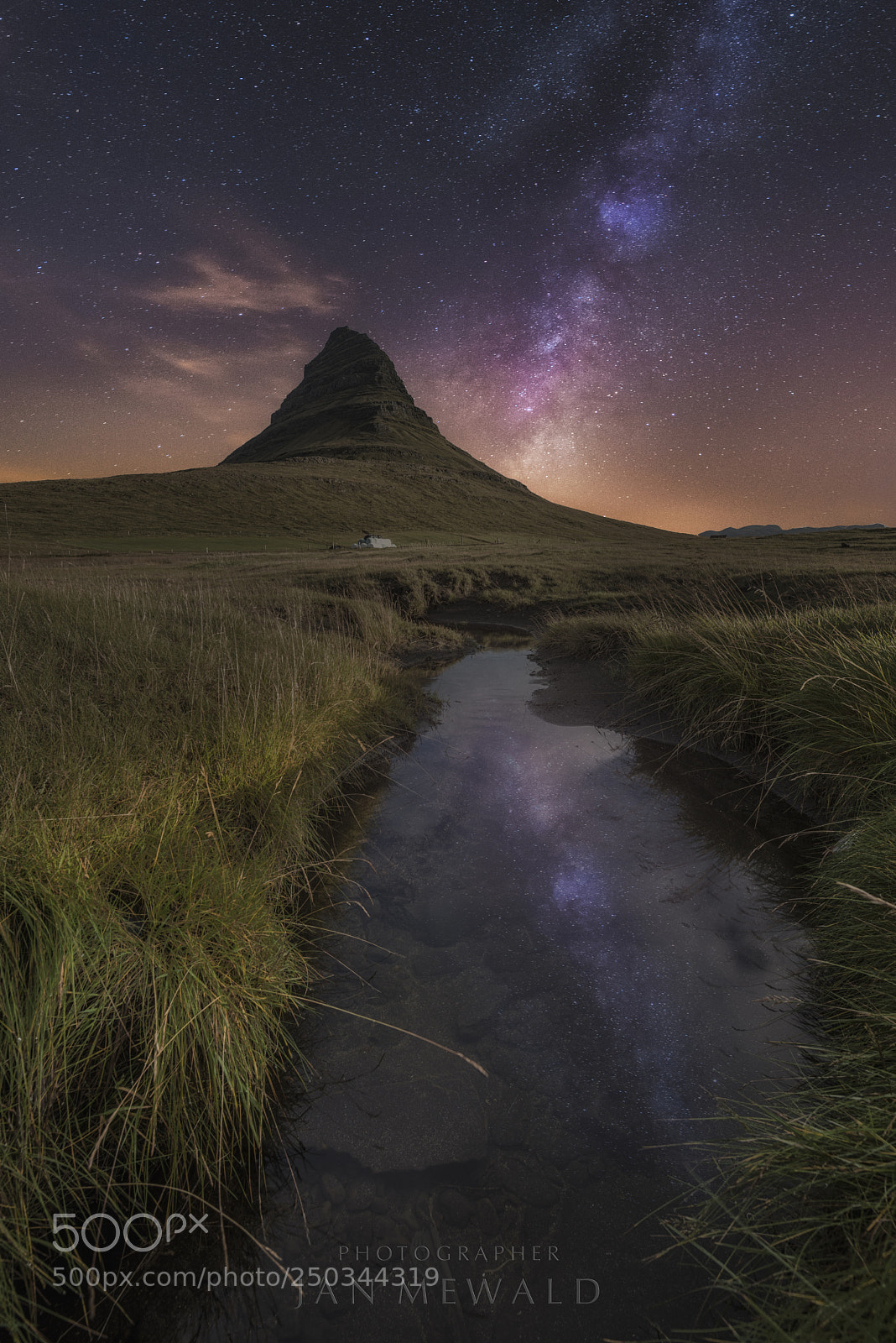 Nikon D810 sample photo. ~ milky way to kirkjufell ~ photography