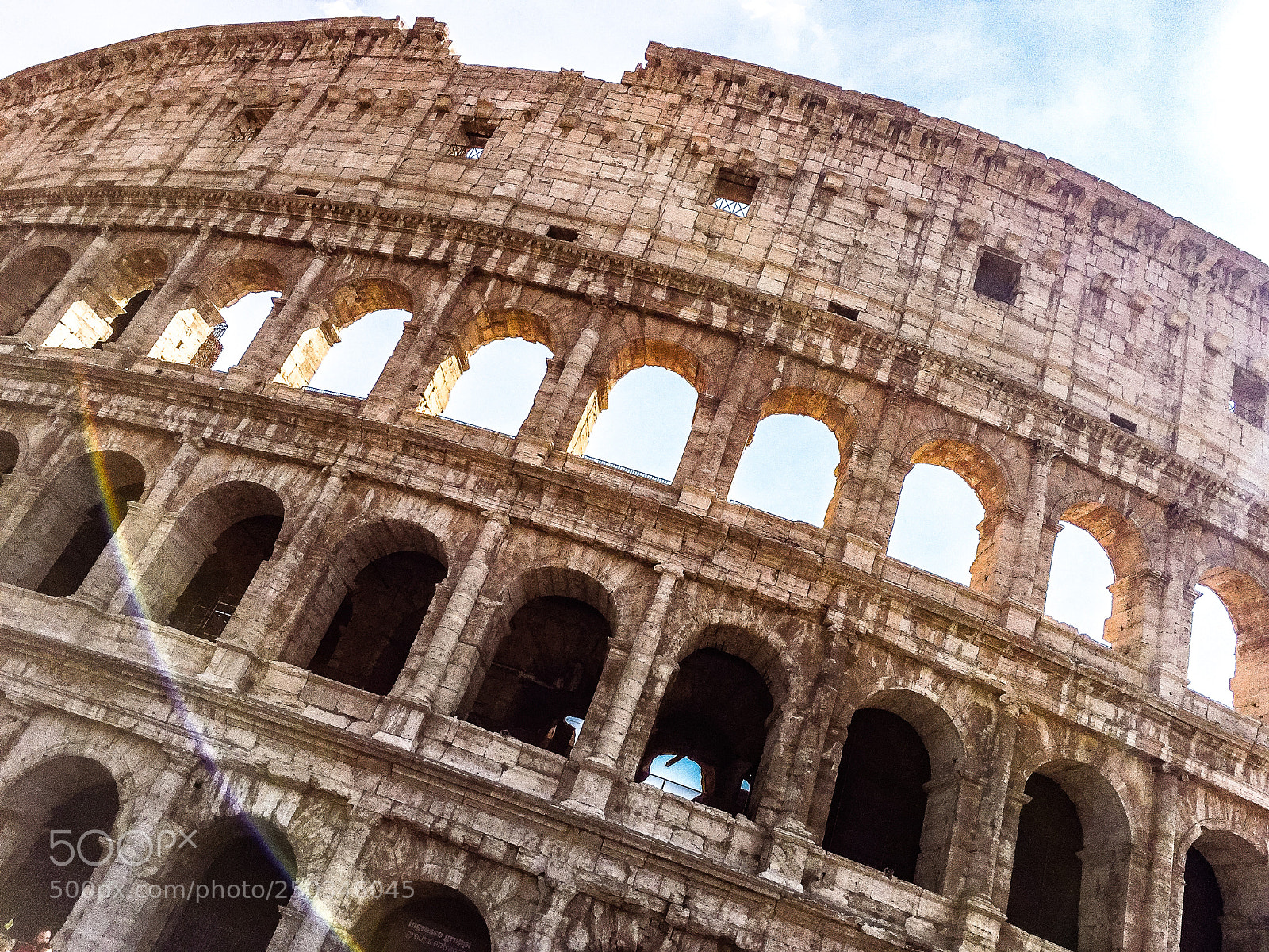 Apple iPhone 6 sample photo. Roman colosseum photography