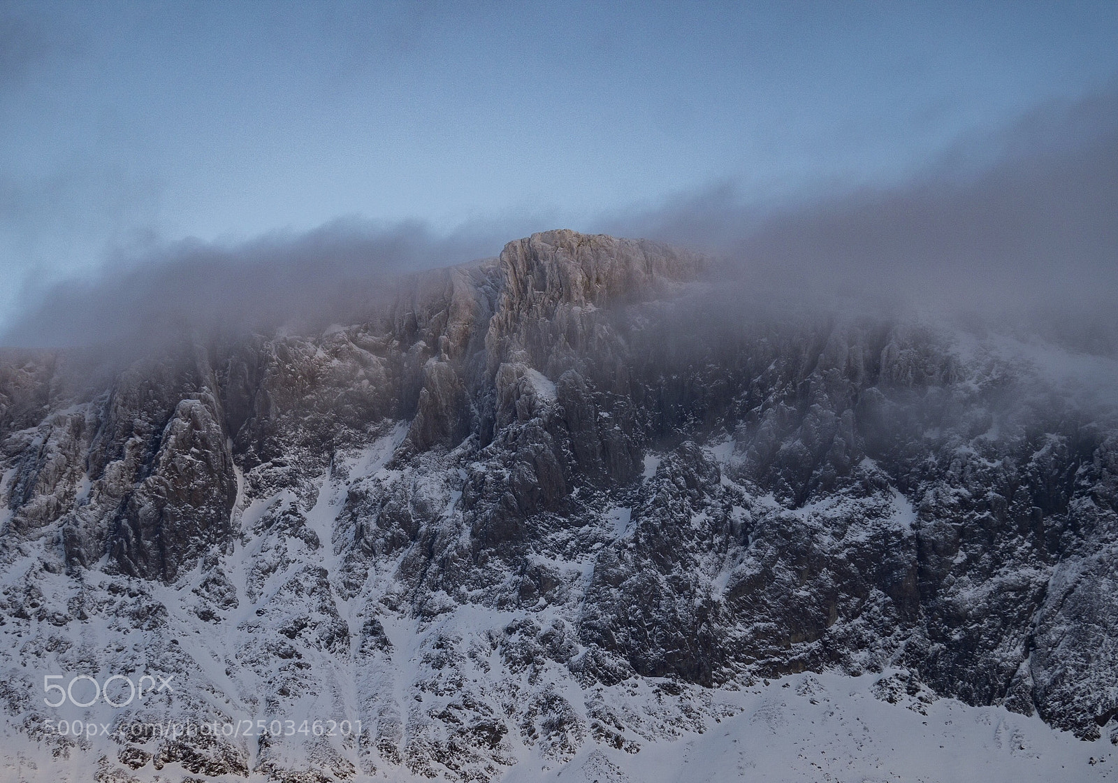 Sony Alpha a3000 sample photo. Misty summit sunrise photography