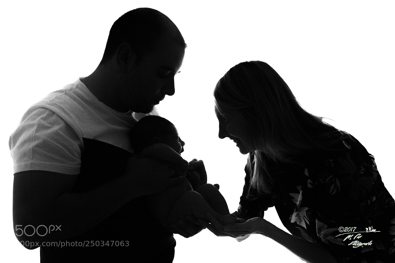 Canon EOS 5D Mark II sample photo. Family siluet photography