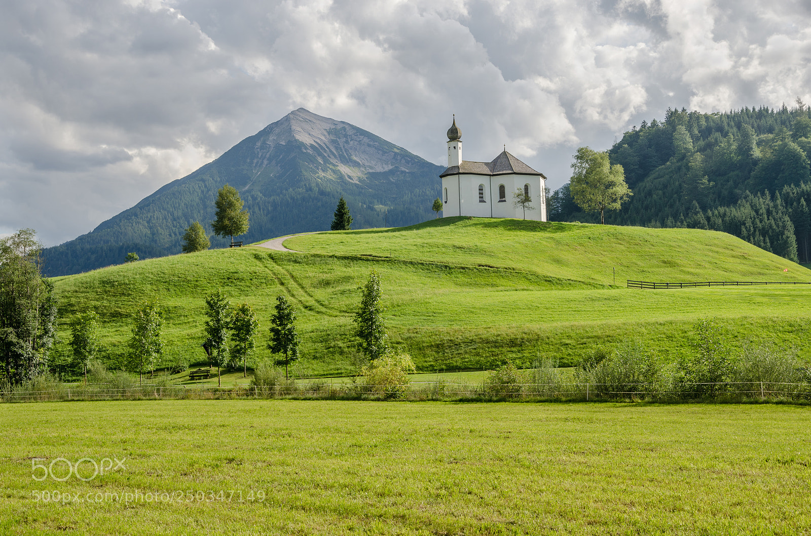 Nikon D7000 sample photo. Alpine church photography