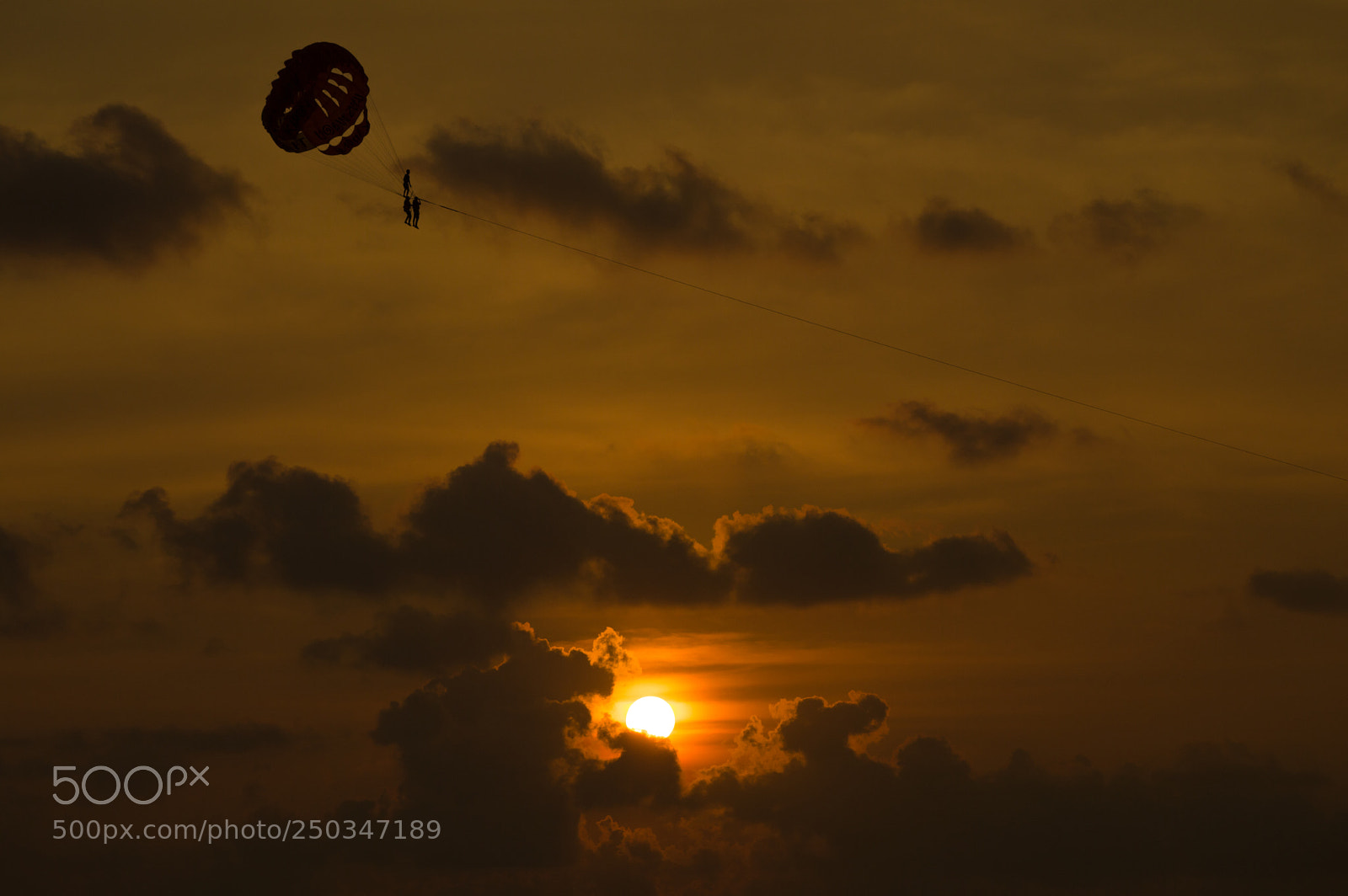 Nikon D3200 sample photo. Parasailing photography