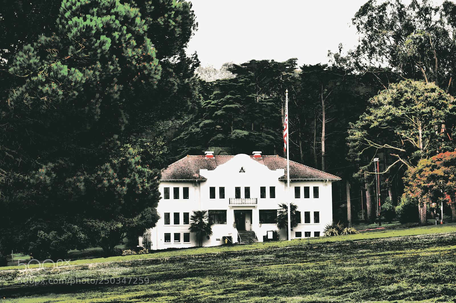 Nikon D3400 sample photo. Presidio building photography
