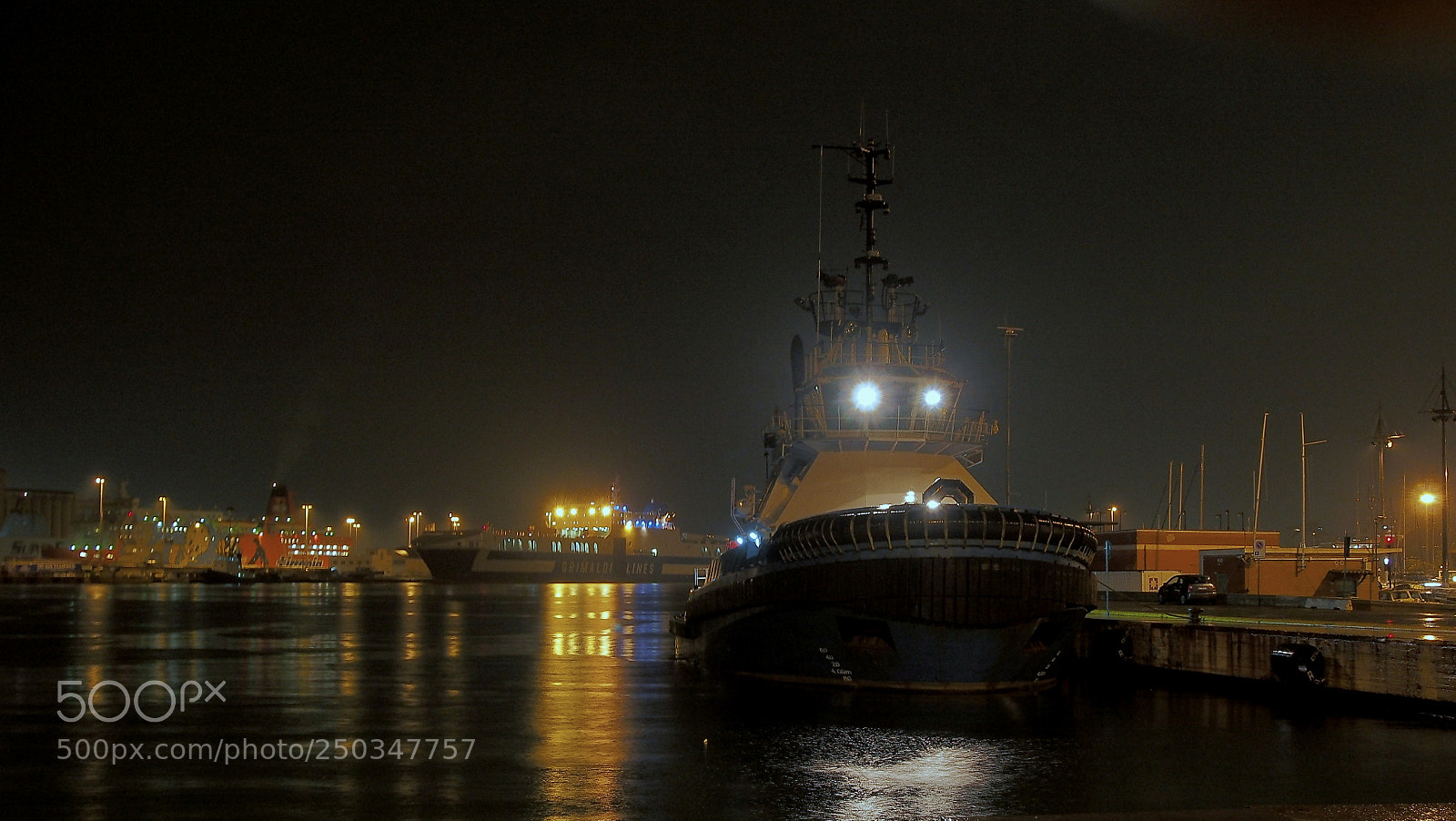 Olympus OM-D E-M5 sample photo. Late night waterfront photography