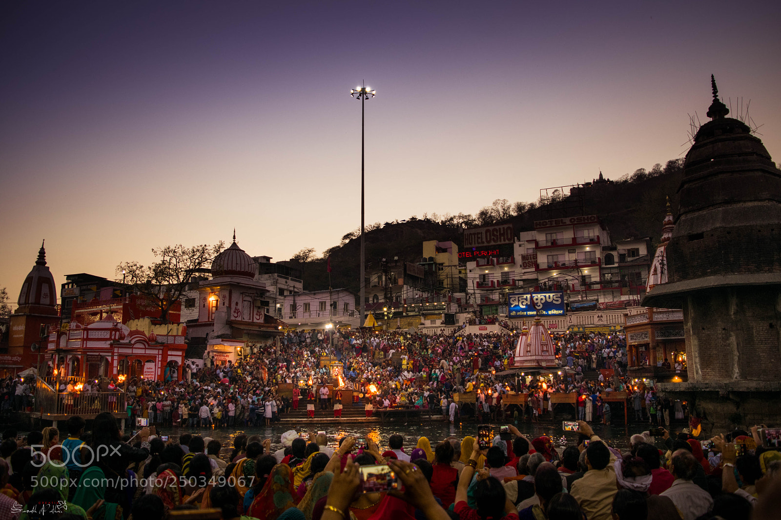 Nikon D5300 sample photo. Ganga aarti photography