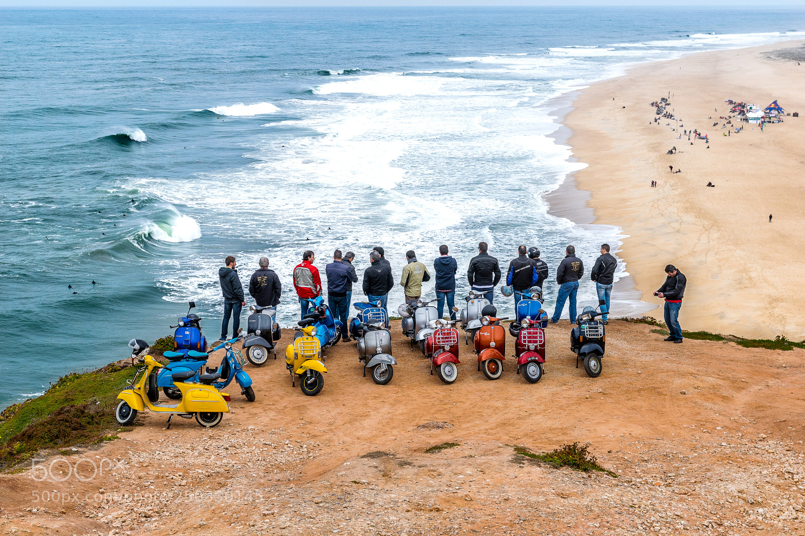 Nikon D5300 sample photo. Vespa meetting & nazarépro photography