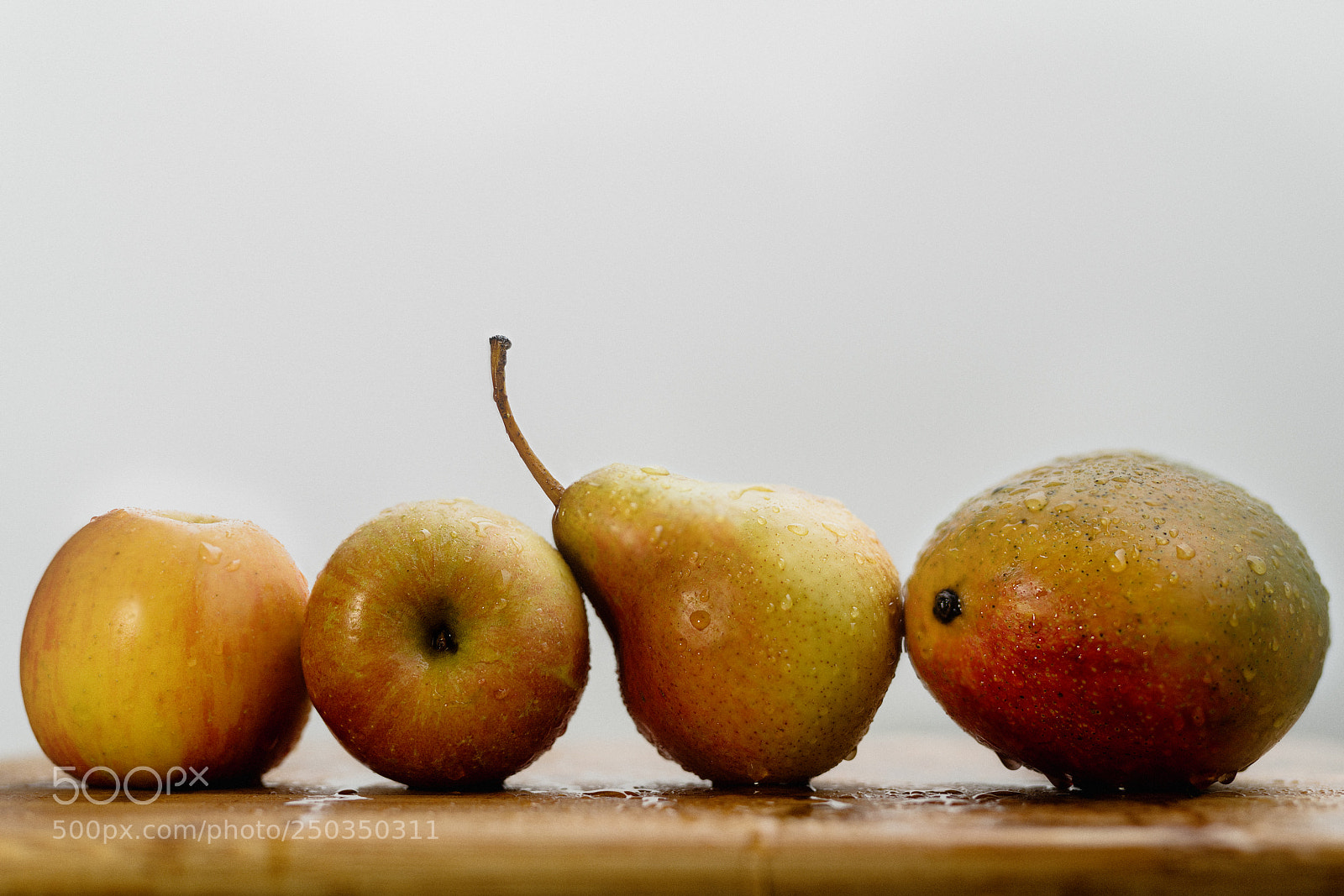 Sony a7R III sample photo. Apples, pear and mango photography
