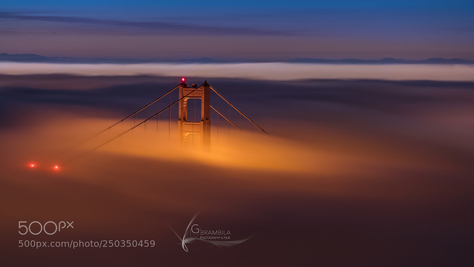 Sony a7R II sample photo. Golden gate fogy photography