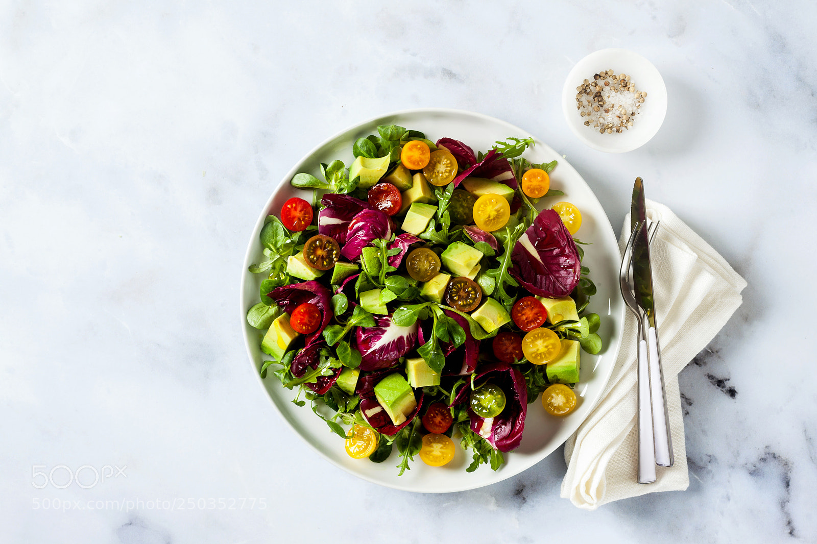 Canon EOS 5D Mark II sample photo. Summer bright fresh salad photography