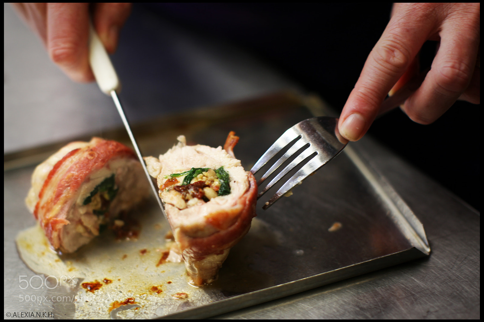 Canon EOS 5D Mark II sample photo. Stuffed chicken photography