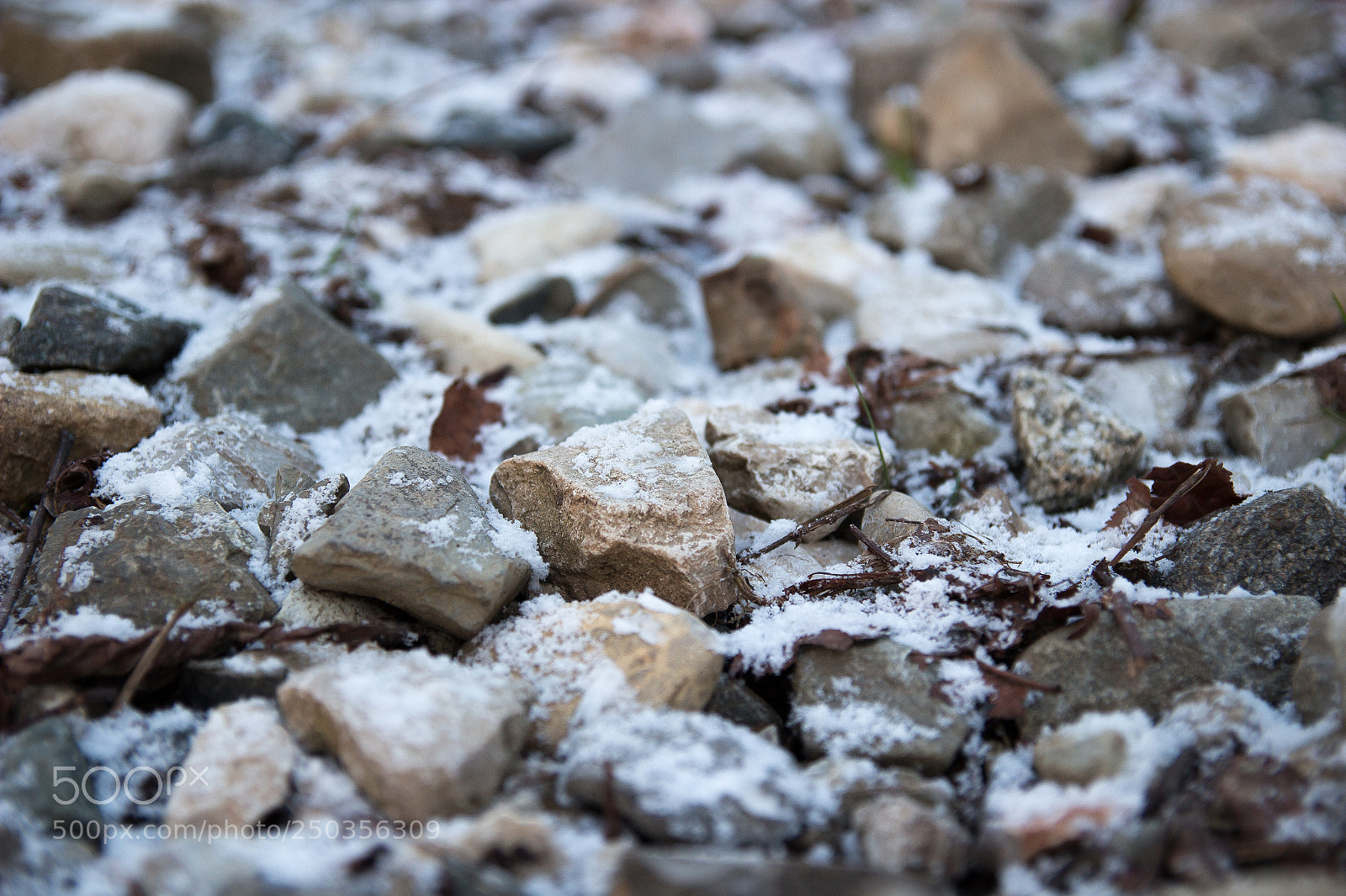 Canon EOS 100D (EOS Rebel SL1 / EOS Kiss X7) sample photo. Snow powder and stones photography