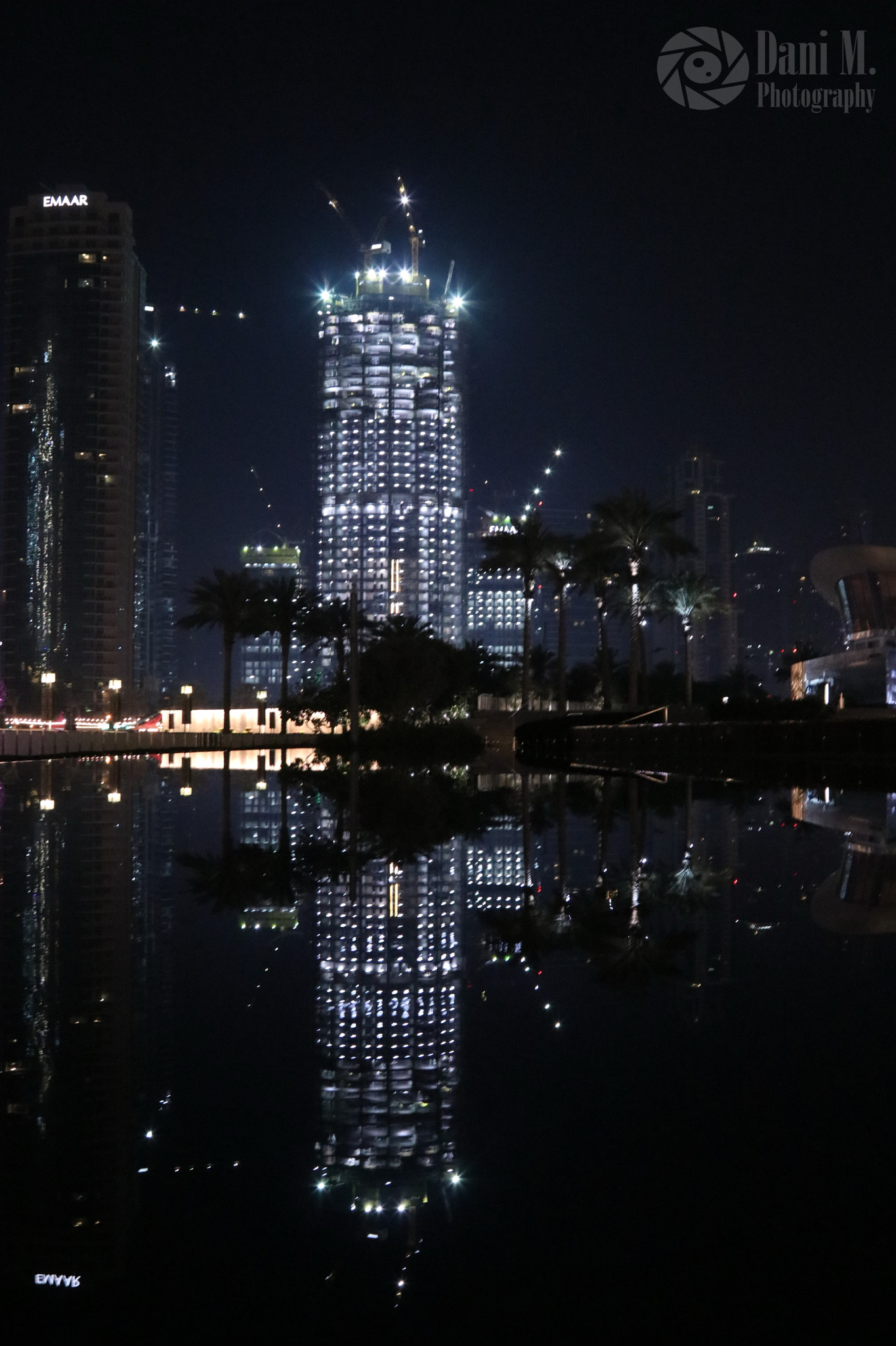 Canon EOS 80D + Canon EF 24-105mm F4L IS USM sample photo. Down town burj khalifa photography