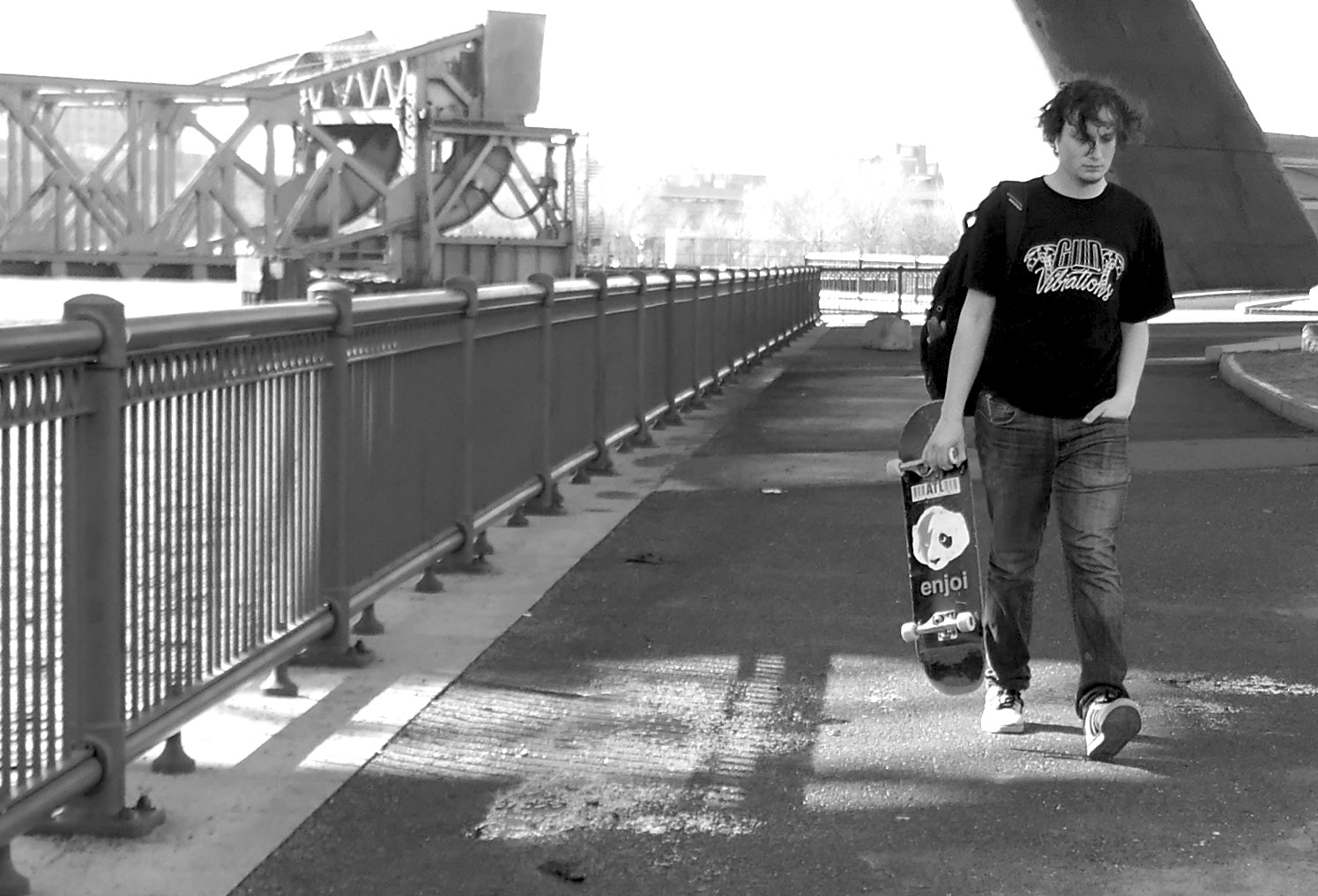 Panasonic Lumix DMC-ZS100 (Lumix DMC-TZ100) sample photo. Skateboarding under the zakim bridge boston ma photography