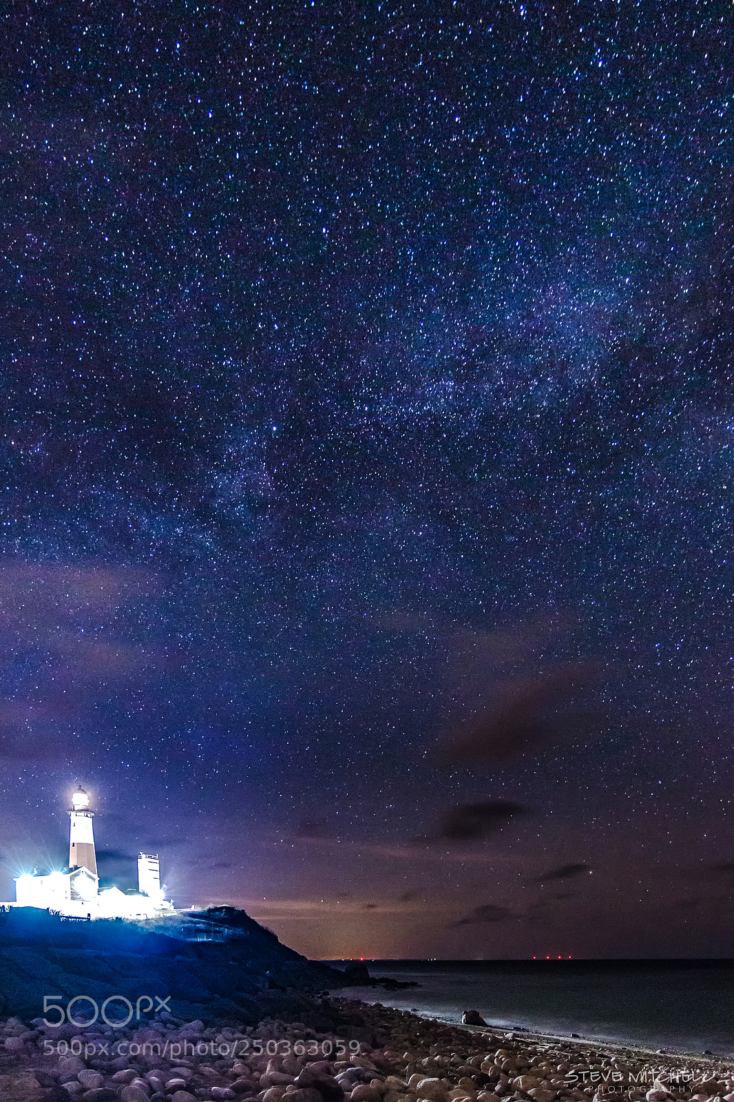 Canon EOS 70D sample photo. Stars over montauk point photography