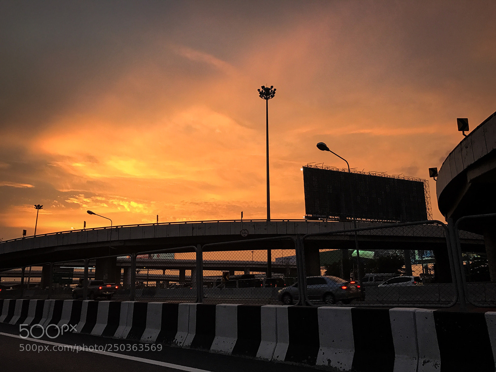 Apple iPhone 7 Plus sample photo. Sunset on the highway photography