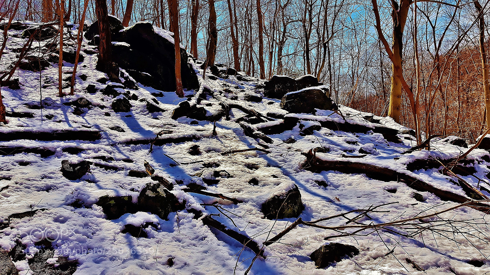 Samsung Galaxy S6 sample photo. Hilton snow scene 2018 photography
