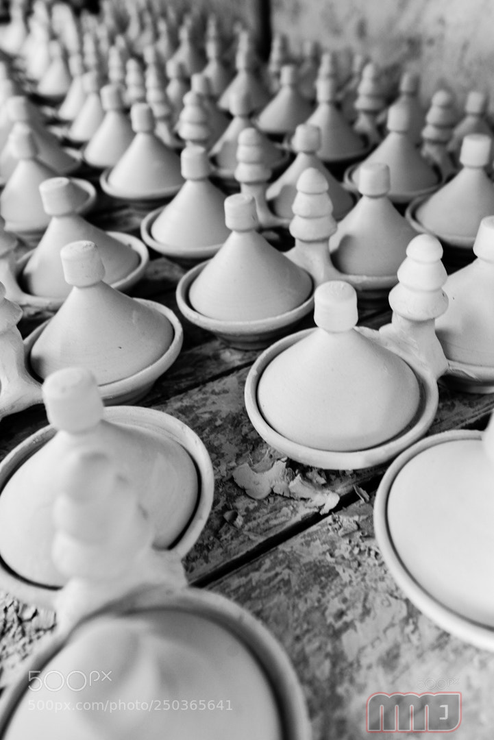 Nikon D800 sample photo. Moroccan pottery photography