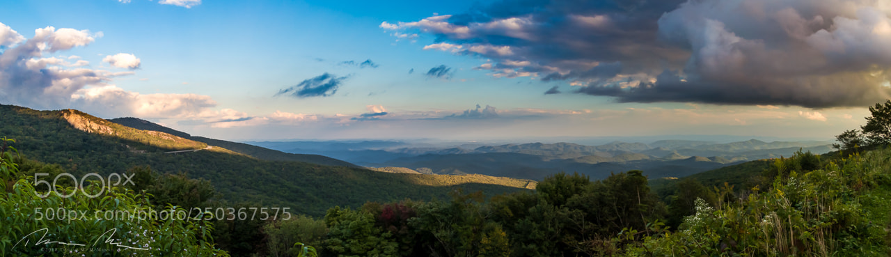 Canon EOS 80D sample photo. Blue ridge pkwy panorama photography