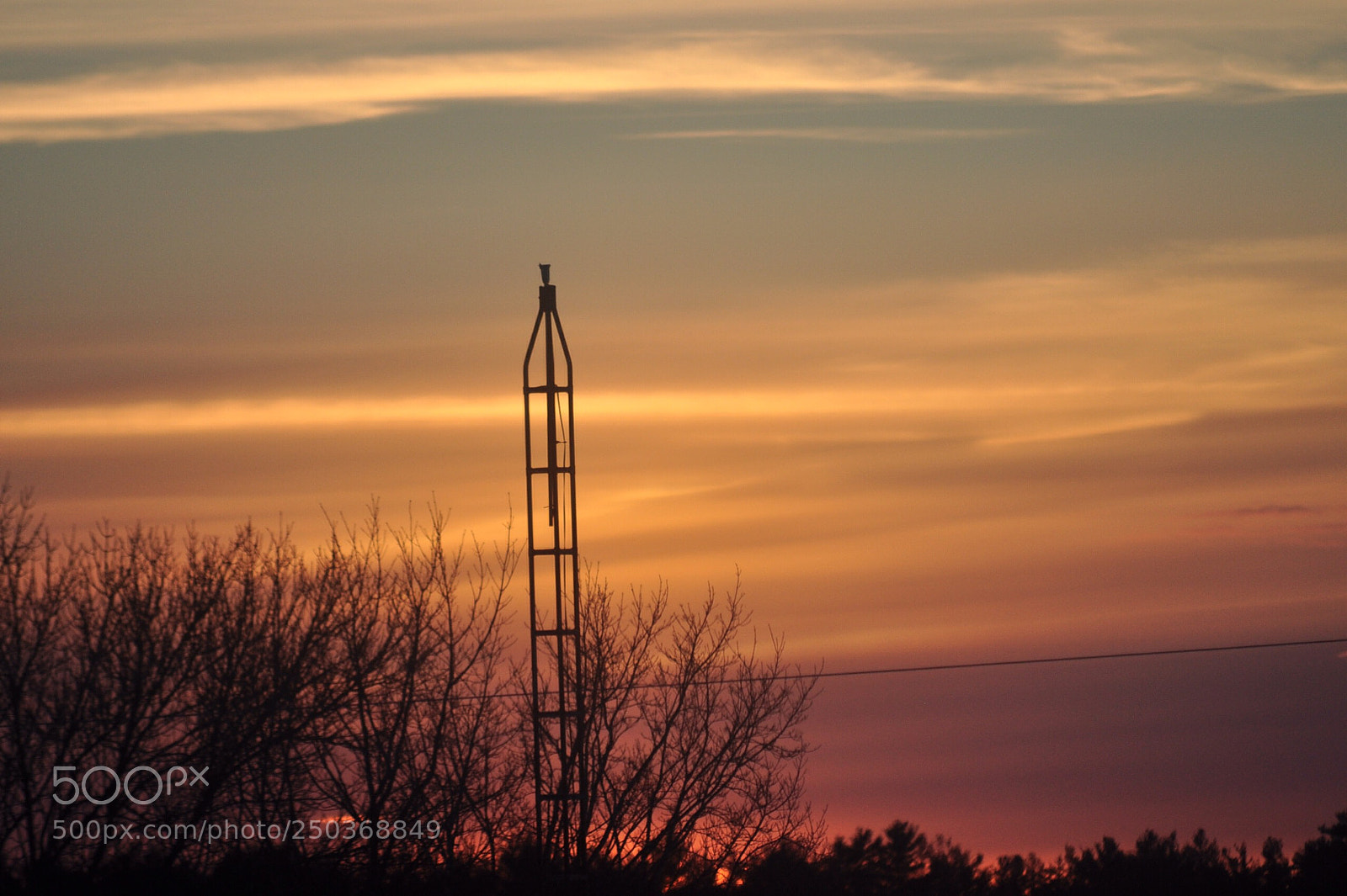 Nikon D5000 sample photo. Tower at sunset ! photography