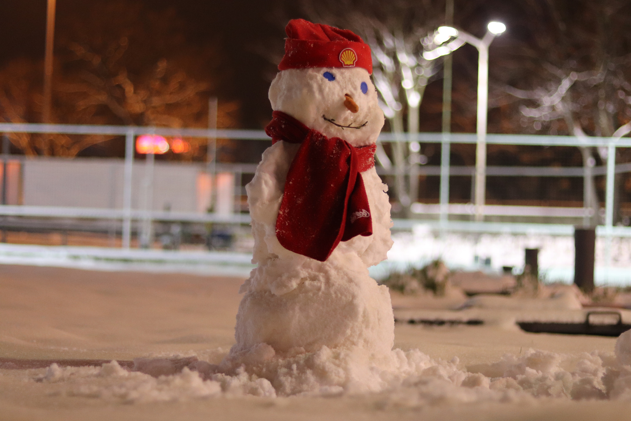 Canon EOS 800D (EOS Rebel T7i / EOS Kiss X9i) + Canon EF 50mm F1.8 STM sample photo. Snowman photography