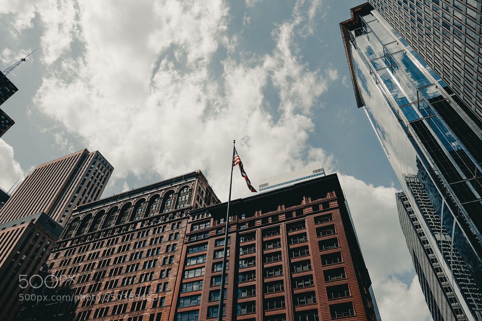 Nikon D600 sample photo. American flag chicago photography